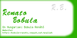 renato bobula business card